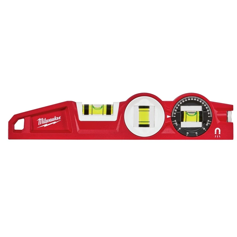 Die Cast Torpedo Level W/ 360 Degree Locking Vial By Milwaukee 48-22-5210